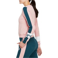 Толстовка женская Asics COLORBLOCK CREW розовая 2032B690-700 изображение 4