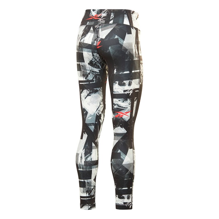 Леггинсы женские Reebok Workout Ready Myt Printed Tights мультицвет FU2439 изображение 2