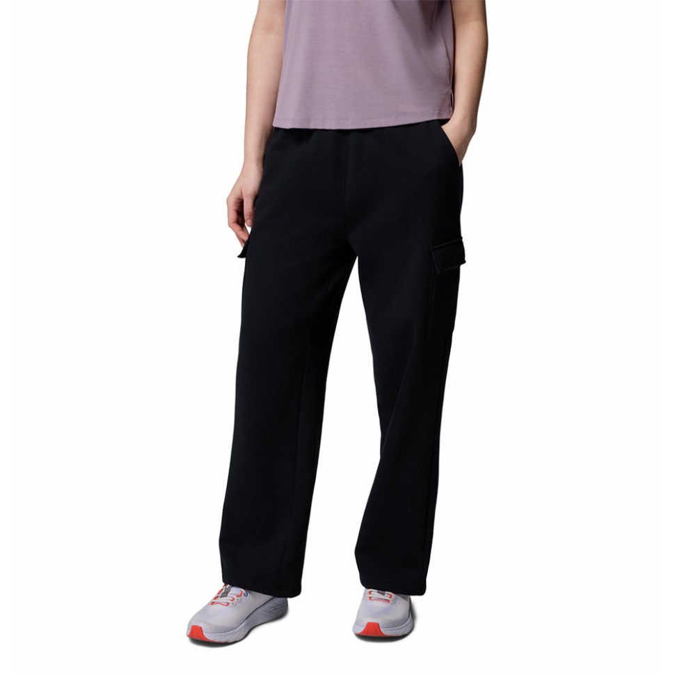 Штани жіночі Columbia ALDERMORE™ FLEECE CARGO PANT чорні 2135281-010 — фото 1