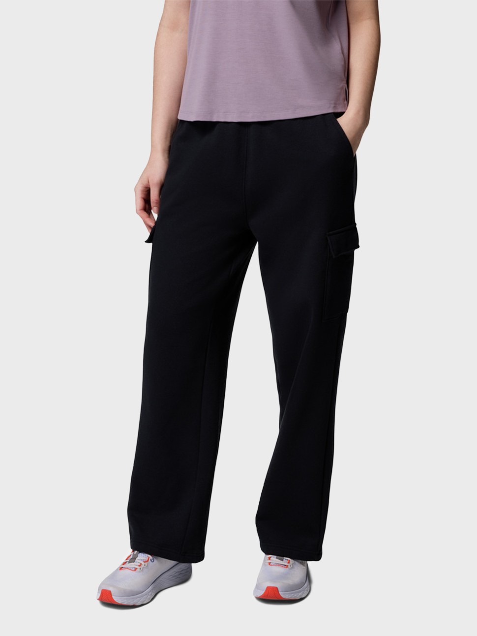 Штани жіночі Columbia ALDERMORE™ FLEECE CARGO PANT чорні 2135281-010 — фото 2
