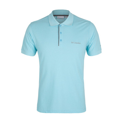 Рубашка-поло мужская Columbia Cascade Range ™ Solid Polo голубая 1713841-427