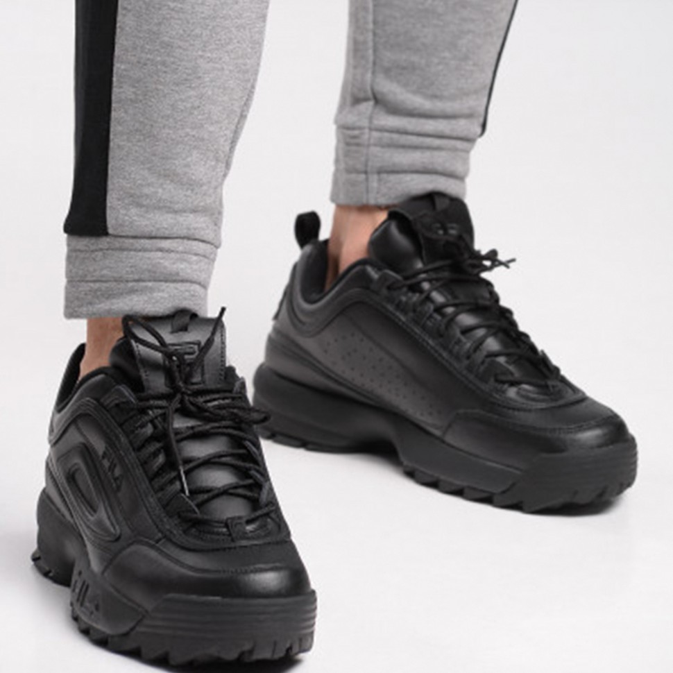 Кросівки чоловічі Fila Disruptor Ii  чорні 1FM01DR2-001 — фото 4