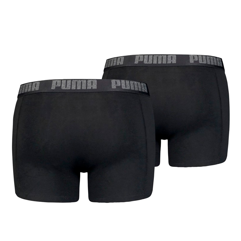 Боксеры мужские Puma Puma Basic Boxer 2P черные 88886958 изображение 2