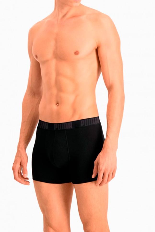 Трусы мужские Puma Puma Basic Boxer 2P черные 88886958 изображение 4