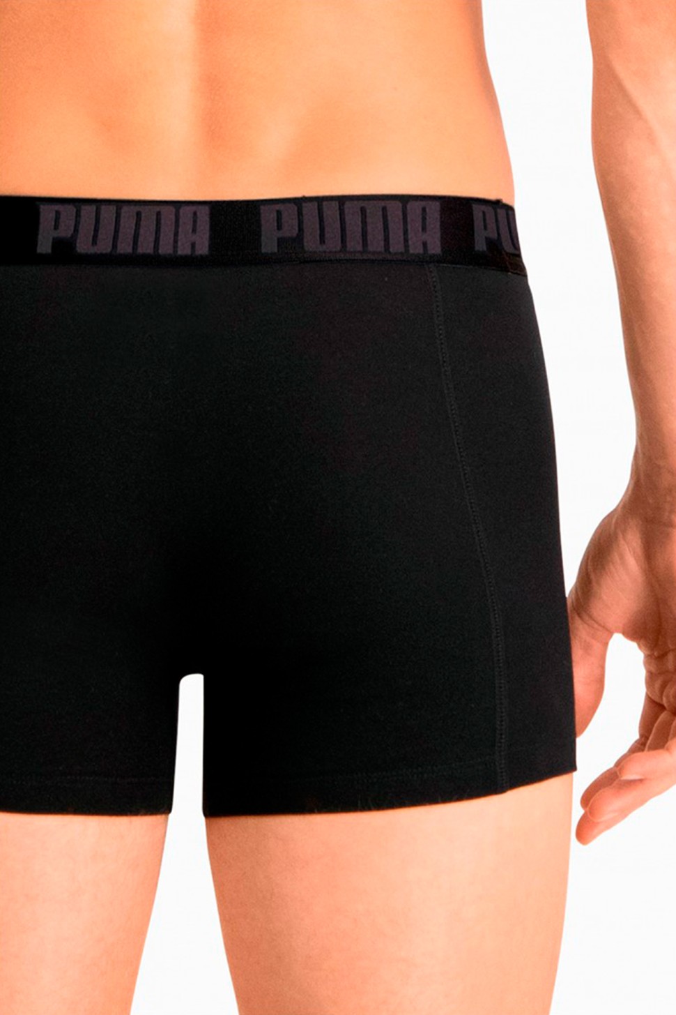 Боксери чоловічі Puma Puma Basic Boxer 2P чорні 88886958 — фото 6