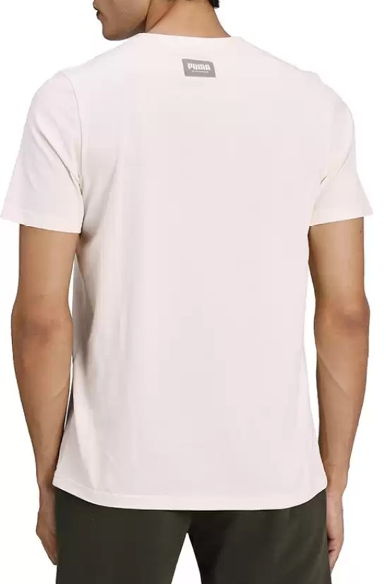 Футболка чоловіча Puma ATHLETICS Tee Big Logo біла 58575675  изображение 3