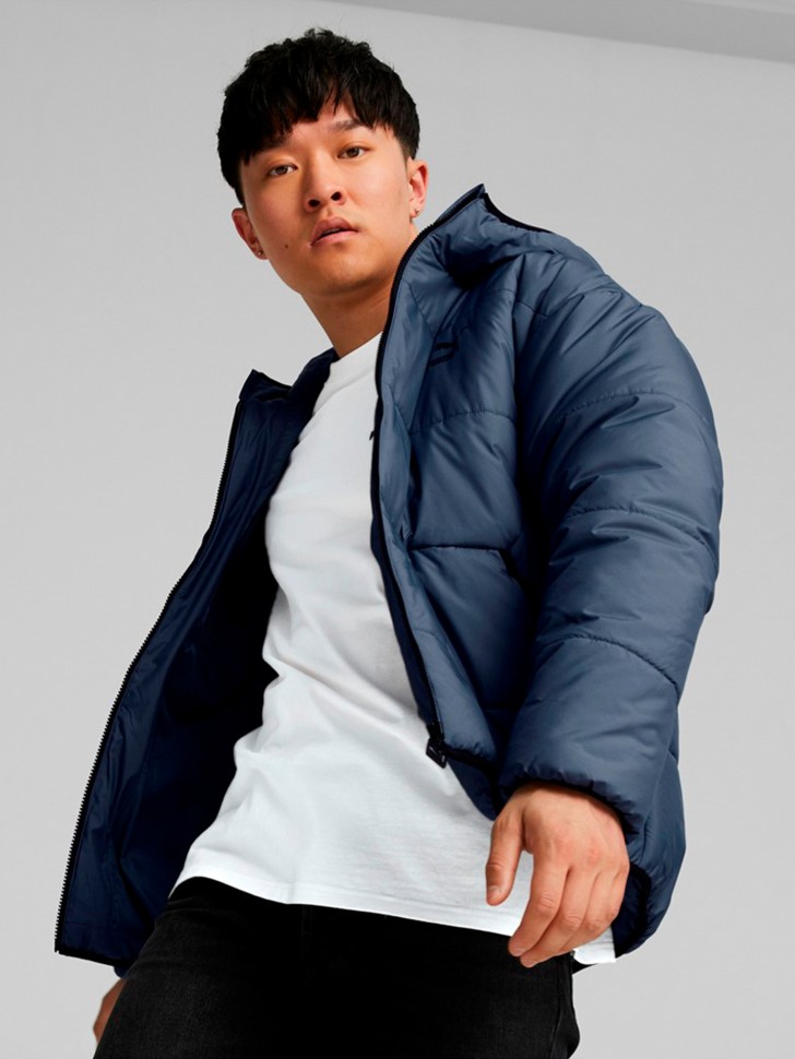 Куртка чоловіча Puma Classics Padded Jacket синя 53557518 изображение 4