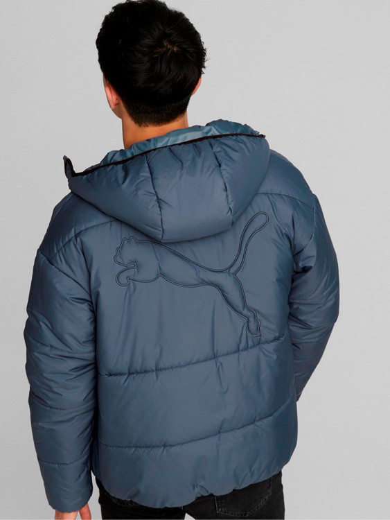 Куртка мужская Puma Classics Padded Jacket синяя 53557518 изображение 5