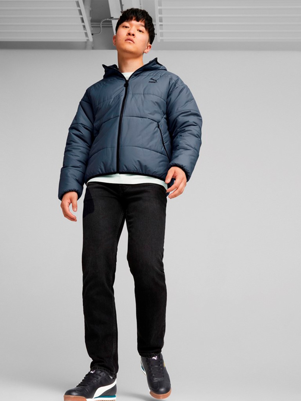 Куртка чоловіча Puma Classics Padded Jacket синя 53557518 — фото 6