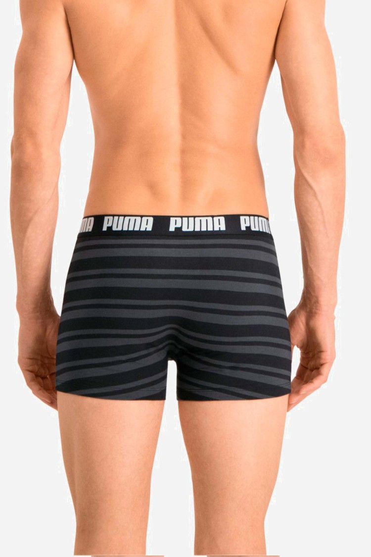 Нижнее белье мужское Puma PUMA HERITAGE STRIPE BOXER 2 черное 90783805 изображение 3