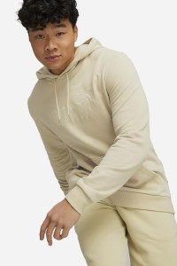 Толстовка чоловіча Puma ESS ELEVATED Hoodie бежева 67338788 изображение 2