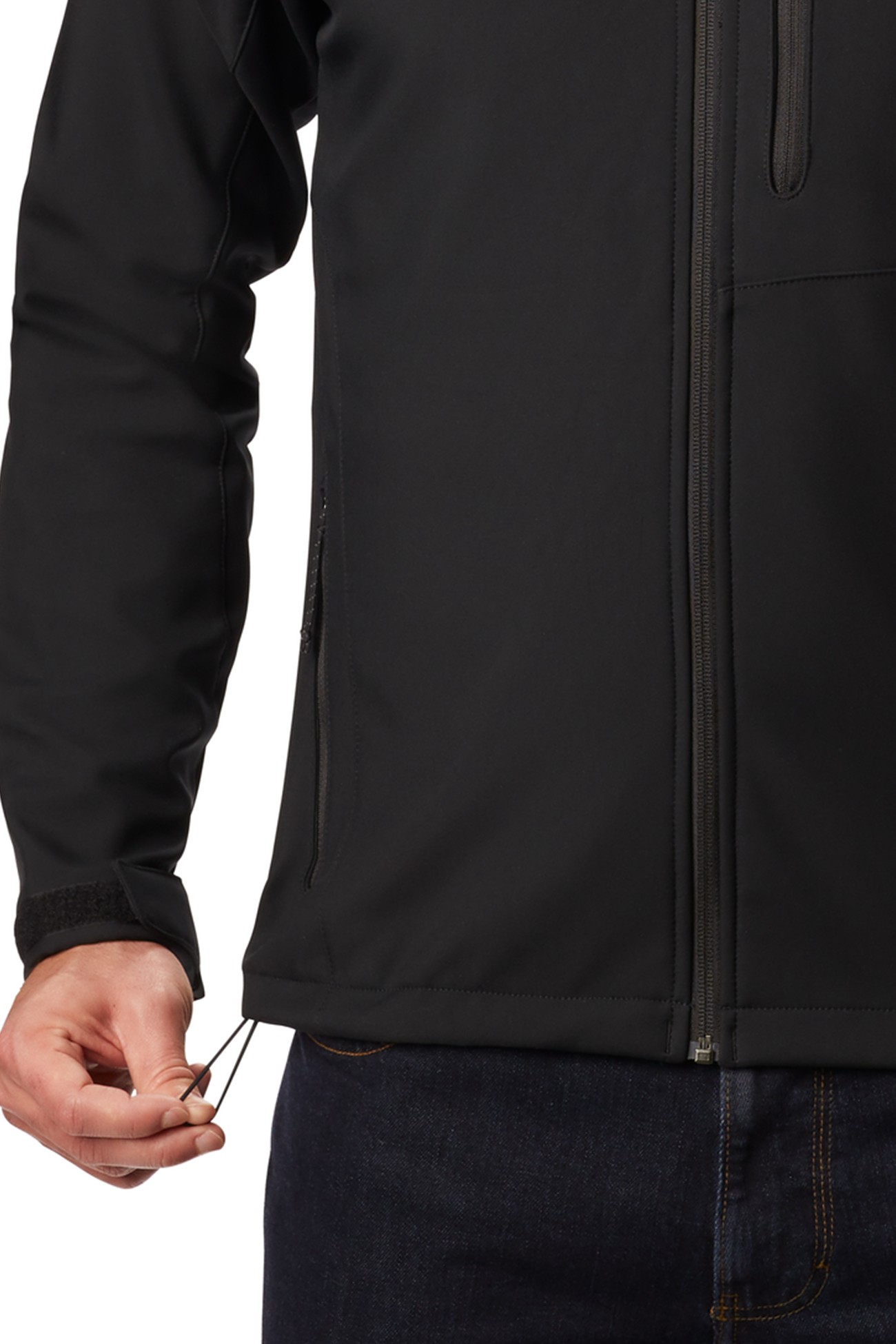 Ветровка мужская Columbia Cascade Ridge™ II Softshell черная 1516251-011 изображение 4