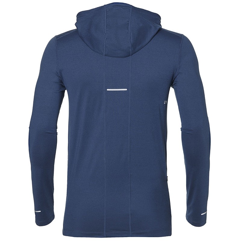 Толстовка мужская Asics LS синяя 154591-1273 — фото 2 — Sport City Толстовка мужская Asics LS синяя 154591-1273 — фото 2