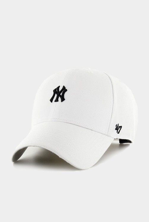 Кепка 47 Brand MLB NEW YORK YANKEES BASE RUNNER белая BRMPS17WBP-WHA изображение 2