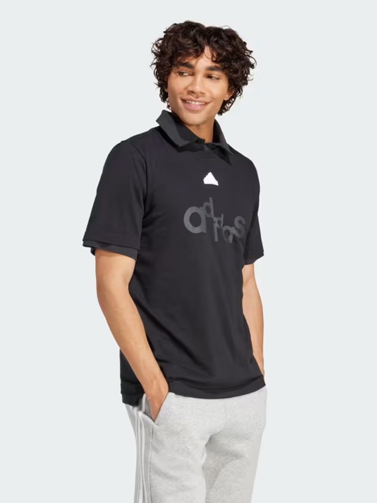 Футболка мужская Adidas BL SJ T Q1 GD черная IP3802 изображение 2