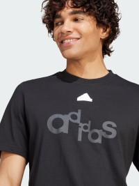 Футболка мужская Adidas BL SJ T Q1 GD черная IP3802 изображение 5