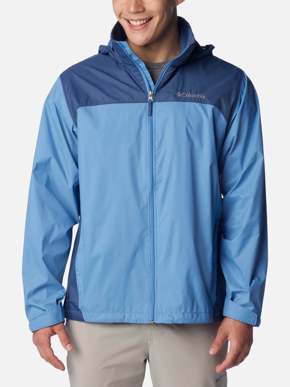 Вітрівка чоловіча Columbia GLENNAKER LAKE™ RAIN JACKET синя 1442361-480 — фото 2