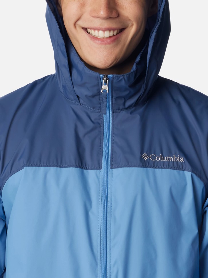 Вітрівка чоловіча Columbia GLENNAKER LAKE™ RAIN JACKET синя 1442361-480 изображение 4