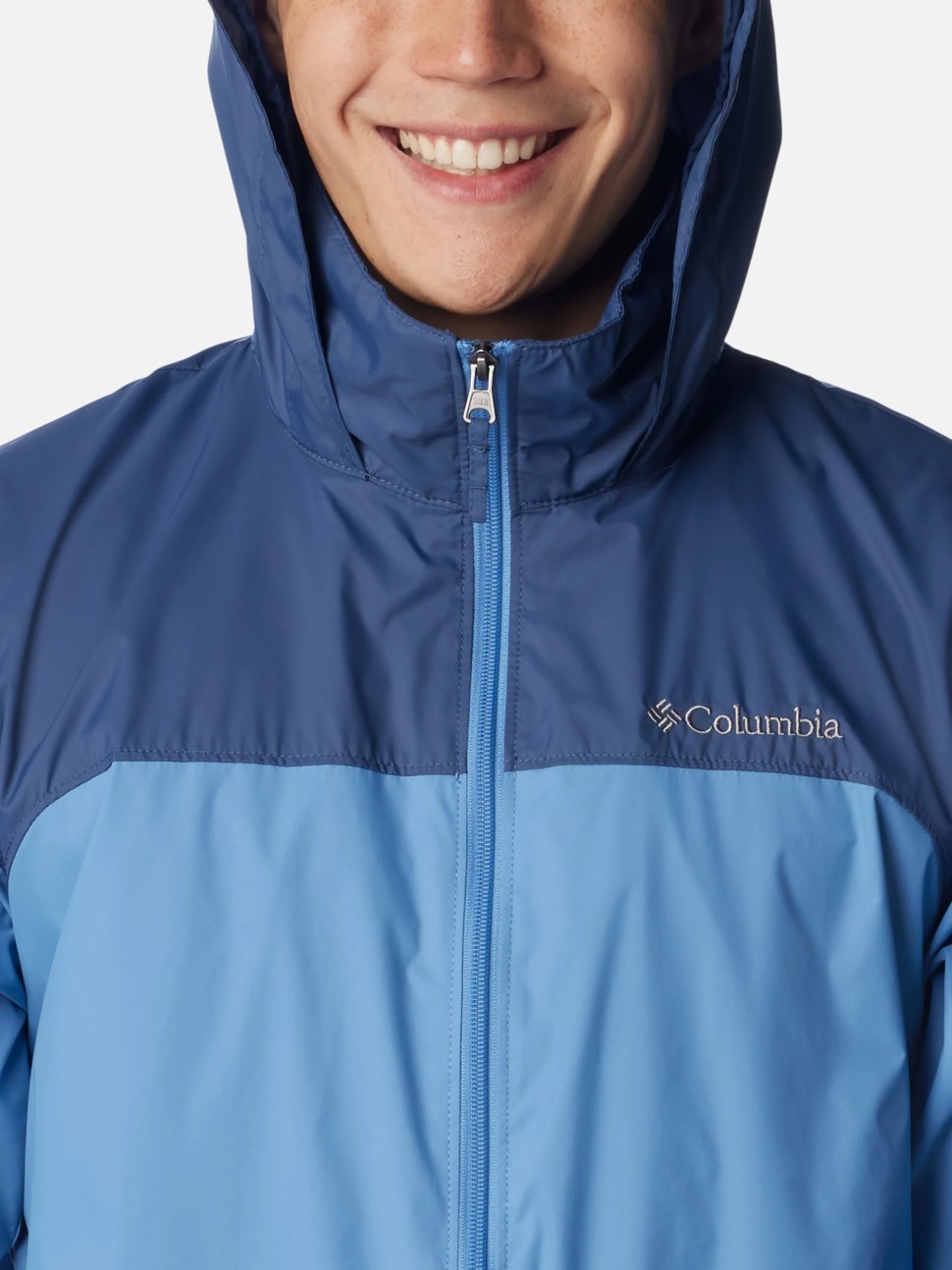 Вітрівка чоловіча Columbia GLENNAKER LAKE™ RAIN JACKET синя 1442361-480 — фото 4