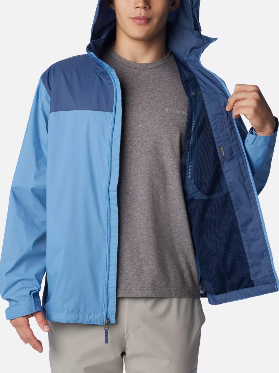Вітрівка чоловіча Columbia GLENNAKER LAKE™ RAIN JACKET синя 1442361-480 — фото 5