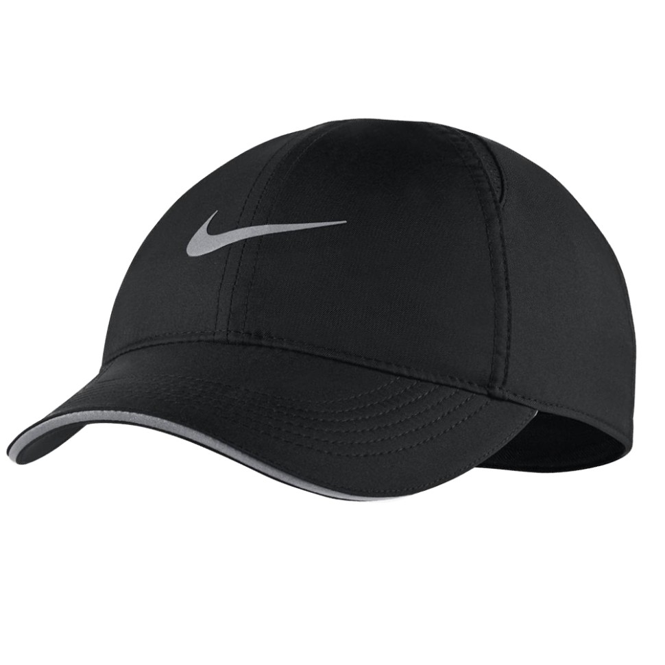 Бейсболка Nike Featherlight Cap черная AR2028-010 — Sport City Бейсболка Nike Featherlight Cap черная AR2028-010