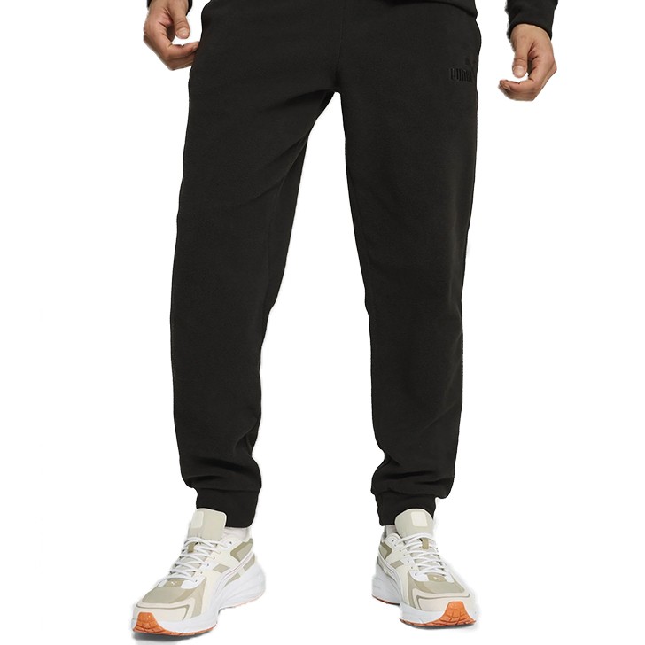 Штани чоловічі Puma ESS ELEVATED Polarfleece Sweatpants cl P чорні 68189401 — фото 1