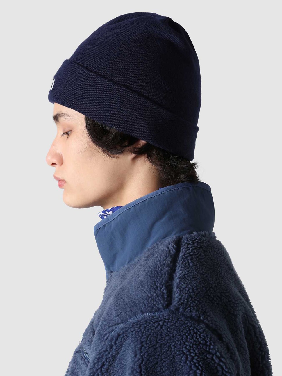 Шапка унісекс The North Face Norm Beanie синя NF0A5FW18K21 — фото 6