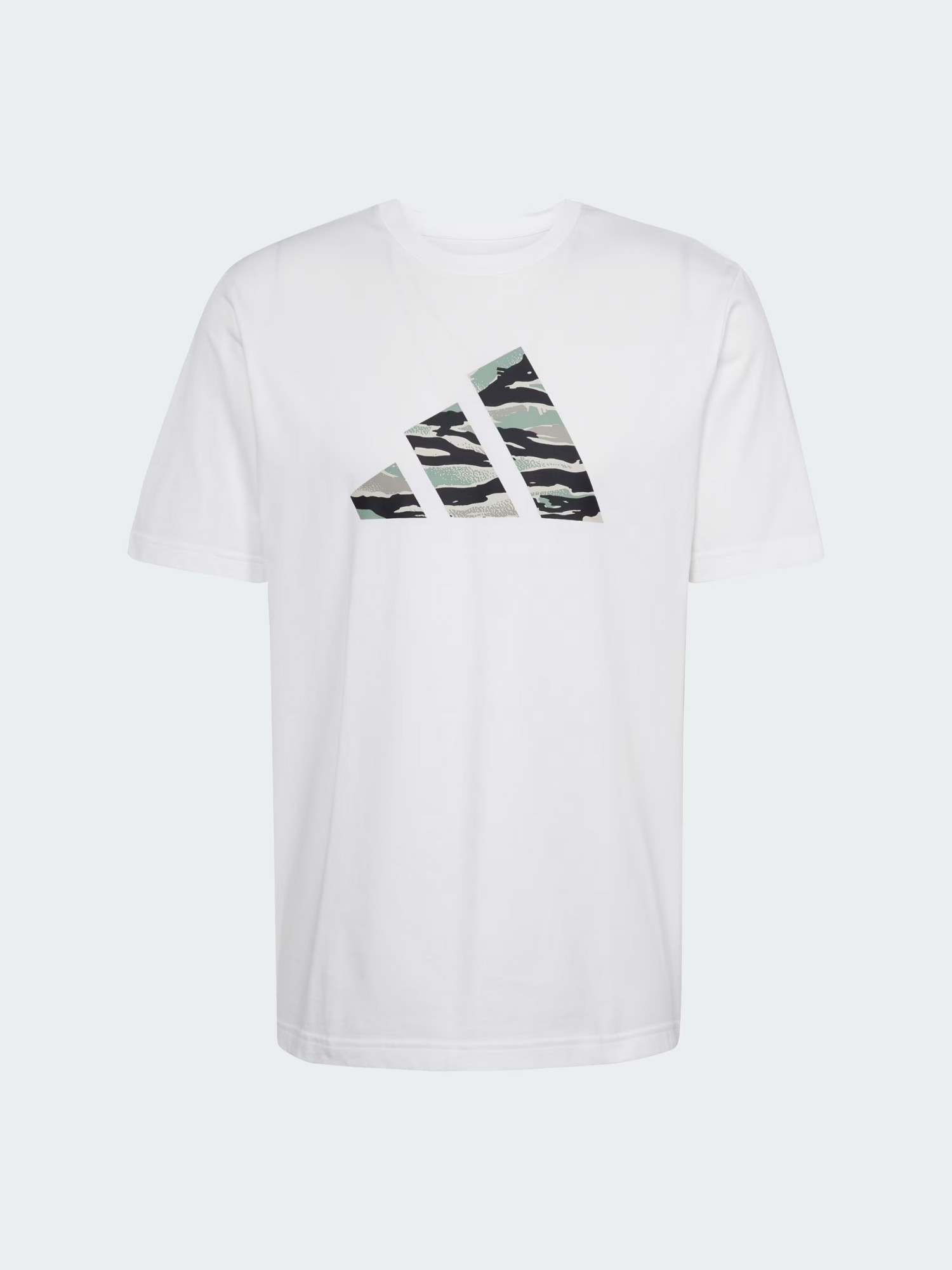 Футболка мужская Adidas M C CAMO LOGO T белая JI6770 изображение 7
