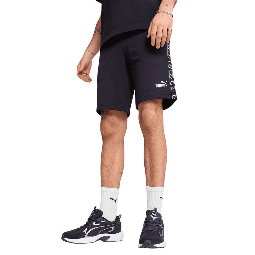 Шорти чоловічі Puma ESS TAPE Shorts чорні 68468316 изображение 1
