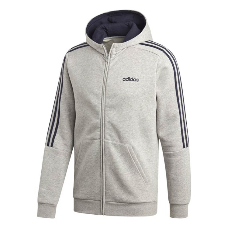 Толстовка мужская Adidas 3-Stripes серая EI9000 изображение 1