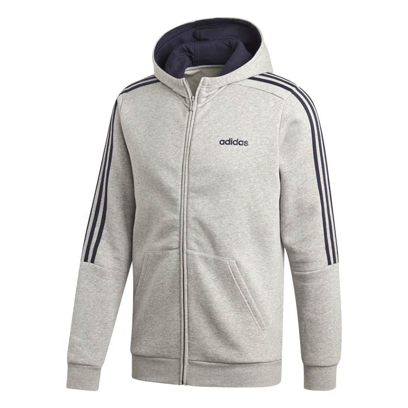 Толстовка мужская Adidas 3-Stripes серая EI9000 изображение 1