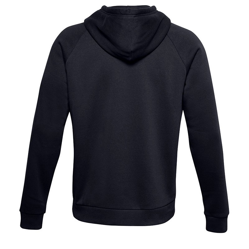 Чоловіча толстовка Under Armour Rival Fleece Box Logo HD чорна 1357095-001 — фото 2