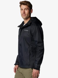 Ветровка мембранная мужская Columbia Watertight™ II Jacket черная 1533891-012 изображение 3
