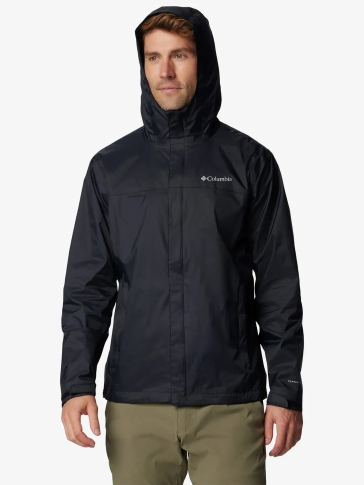 Ветровка мембранная мужская Columbia Watertight™ II Jacket черная 1533891-012 изображение 4