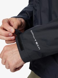 Ветровка мембранная мужская Columbia Watertight™ II Jacket черная 1533891-012 изображение 8