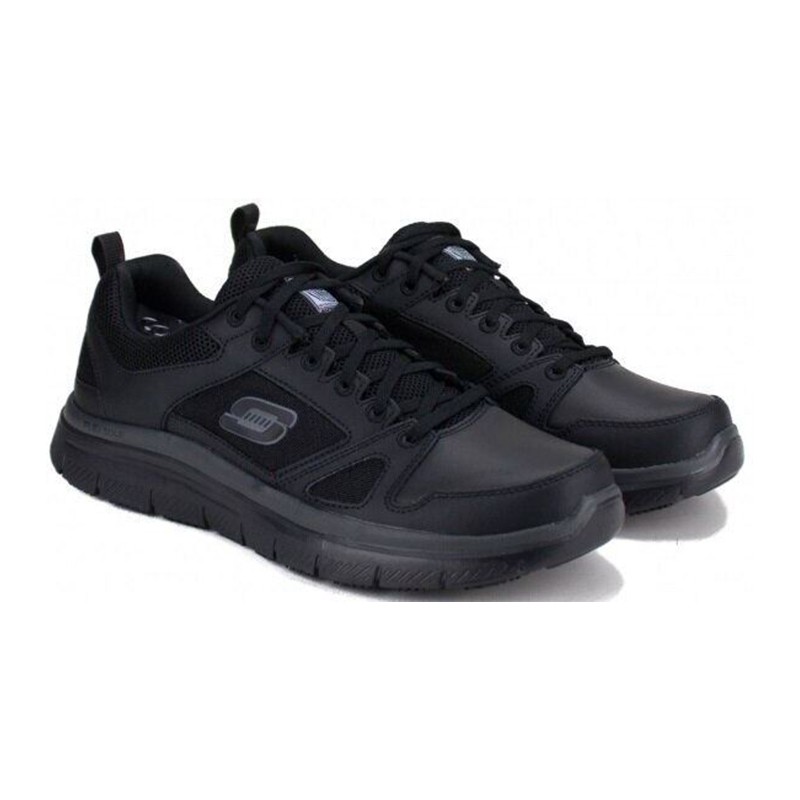 Кроссовки мужские Skechers Flex-Glow Marathon черные 77040-BLK — фото 3