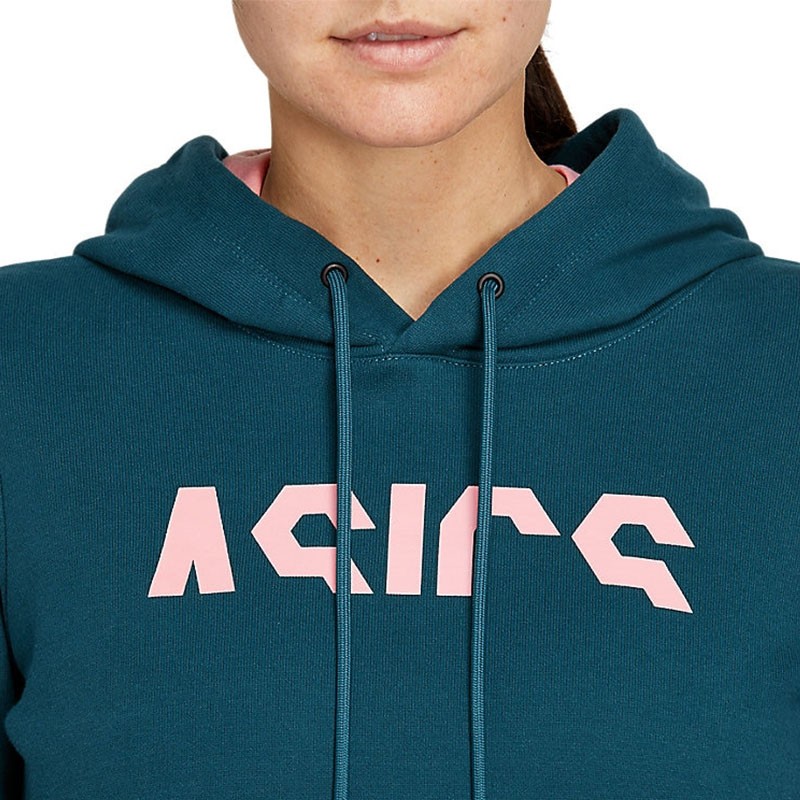 Толстовка жіноча Asics Colorblock Oth Hoody синя 2032B691-401  изображение 4