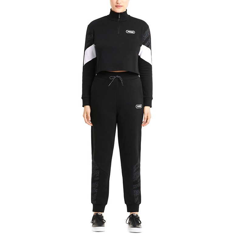 Брюки женские Puma Rebel High Waist Pants черные 58582551 изображение 5