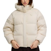 Куртка женская Puma Hooded Down Puffer Jacket молочная 68839287 изображение 1