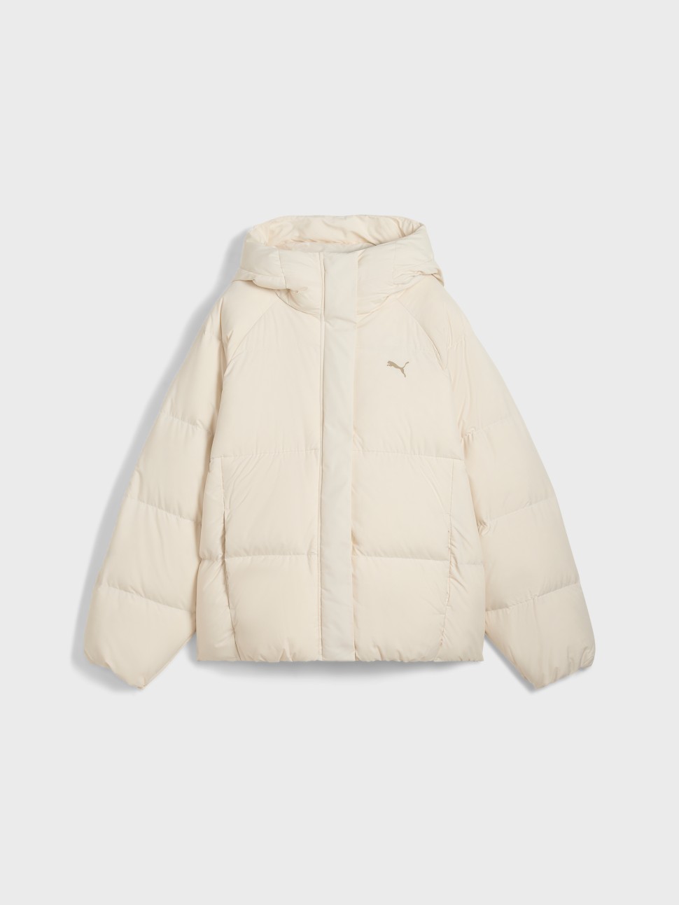 Куртка жіноча Puma Hooded Down Puffer Jacket молочна 68839287 — фото 5
