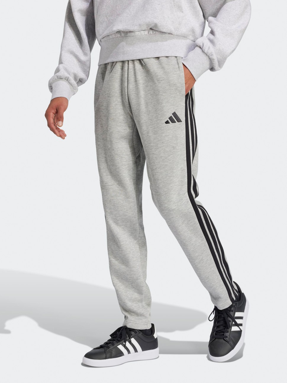 Штани чоловічі Adidas M 3S FL O PT сірі JE6335 — фото 2