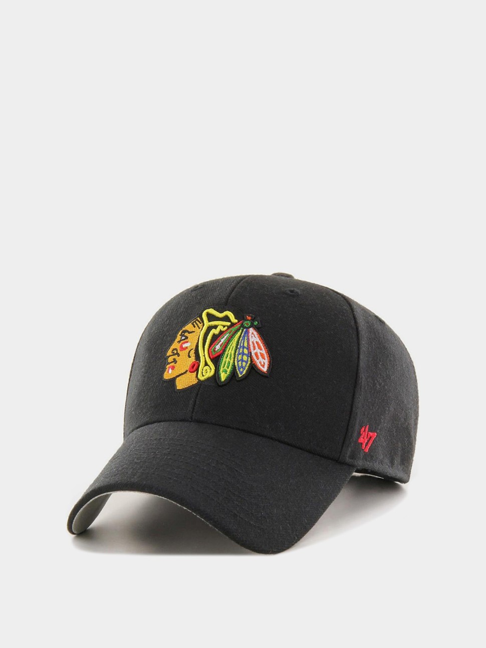 Бейсболка унісекс 47 Brand NHL CHICAGO BLACKHAWKS чорна MVP04WBV-BKA — фото 2