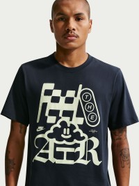 Футболка мужская Nike U NSW TEE STD CLOUD AIR темно-синяя IH1167-451 изображение 3