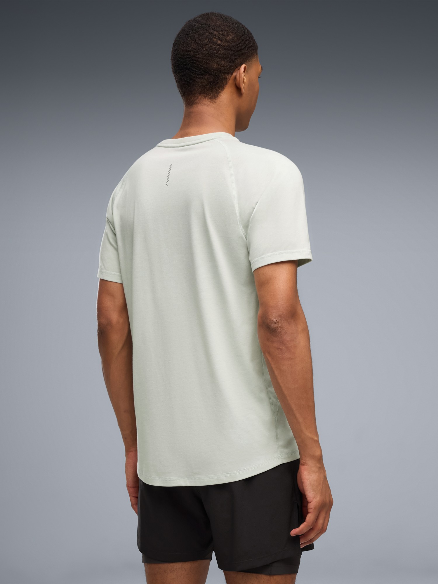 Футболка мужская Puma M RUN VELOCITY TEE (TRI-BLEND) мятная 52660329 изображение 3