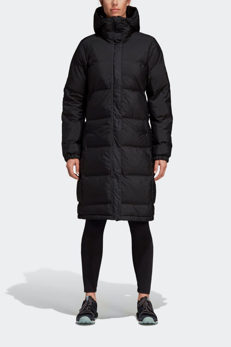 Пуховик женский Adidas W Helionic Park черный CY8647 изображение 3