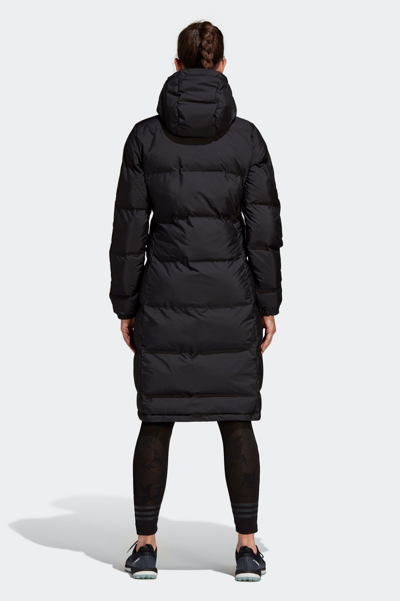 Пуховик женский Adidas W Helionic Park черный CY8647 изображение 4