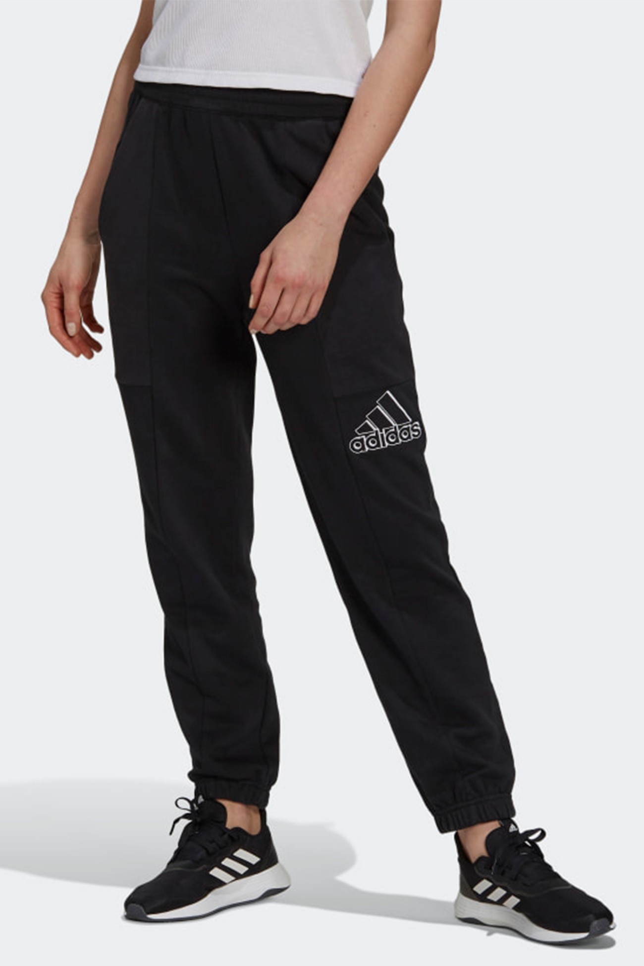 Штани жіночі Adidas W Q4 Bluv Pt чорні GS1358  изображение 2