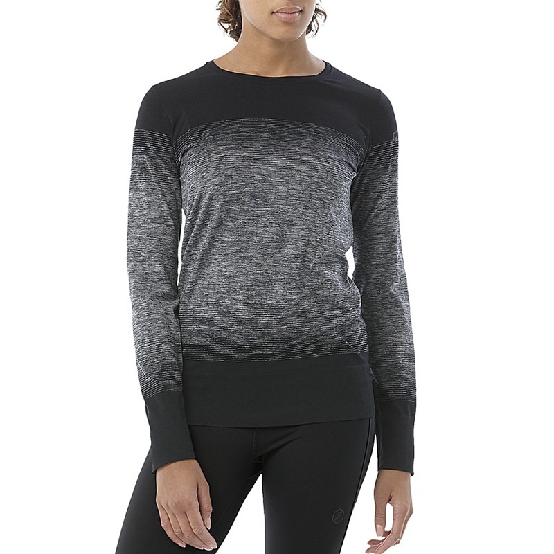 Толстовка женская Asics FUZEX SEAMLESS LS серая 141215-0946 изображение 2