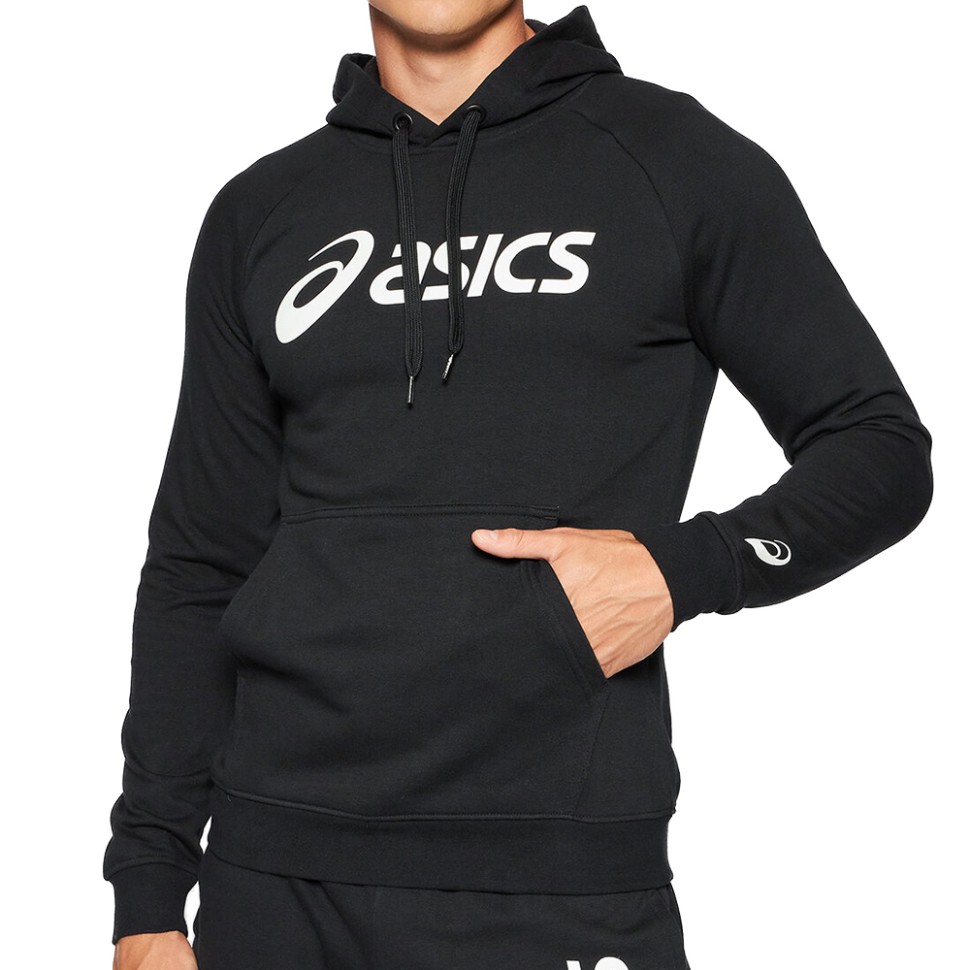 Толстовка чоловіча Asics Big Asics Oth Hoodie чорна 2031A984-001  — фото 1