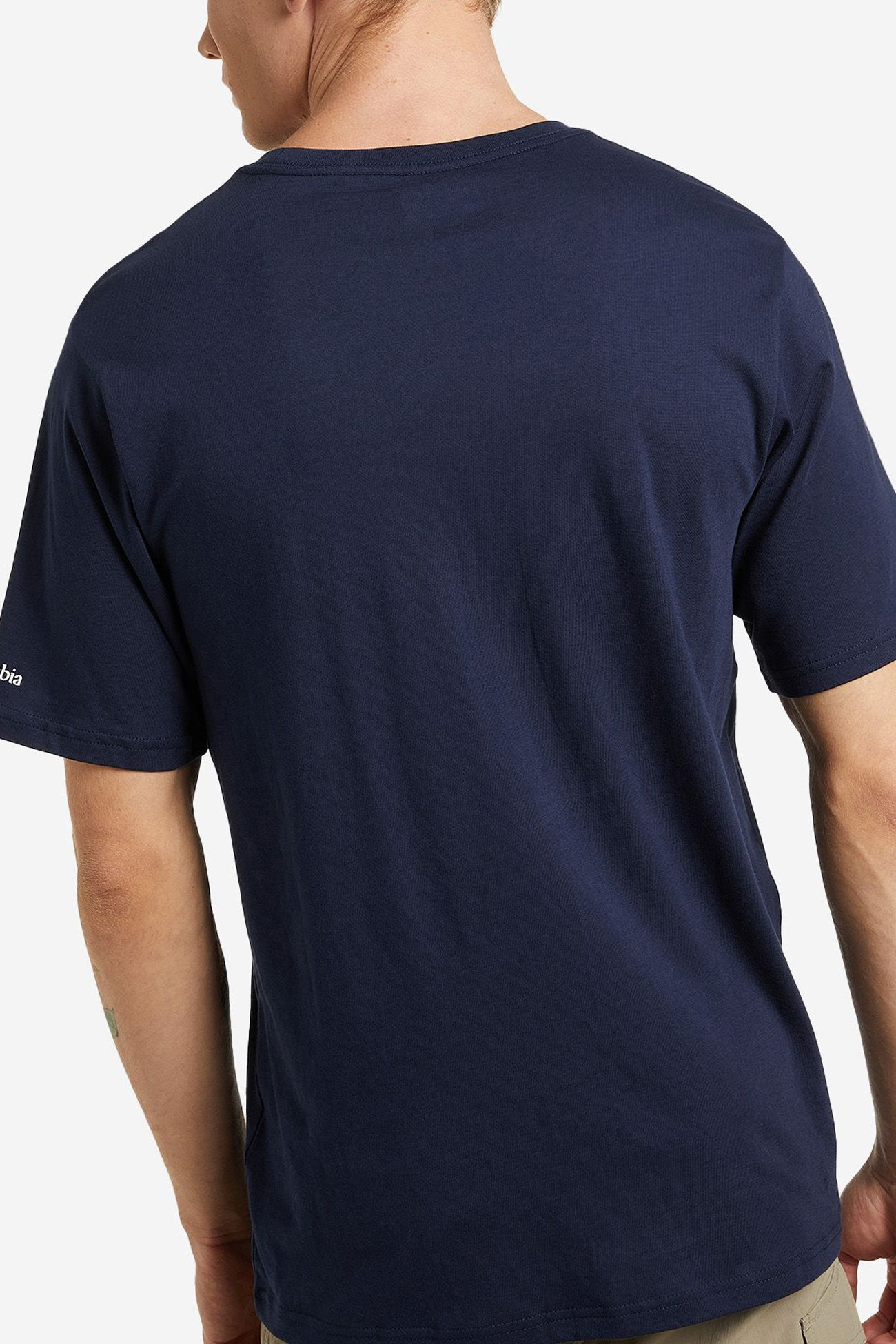 Футболка мужская Columbia CSC Basicogo™ Short Sleeve синяя 1680051-472 изображение 3